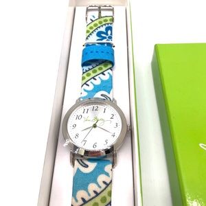 NEW Vera Bradley wristwatch! Bermuda Blue Retired!